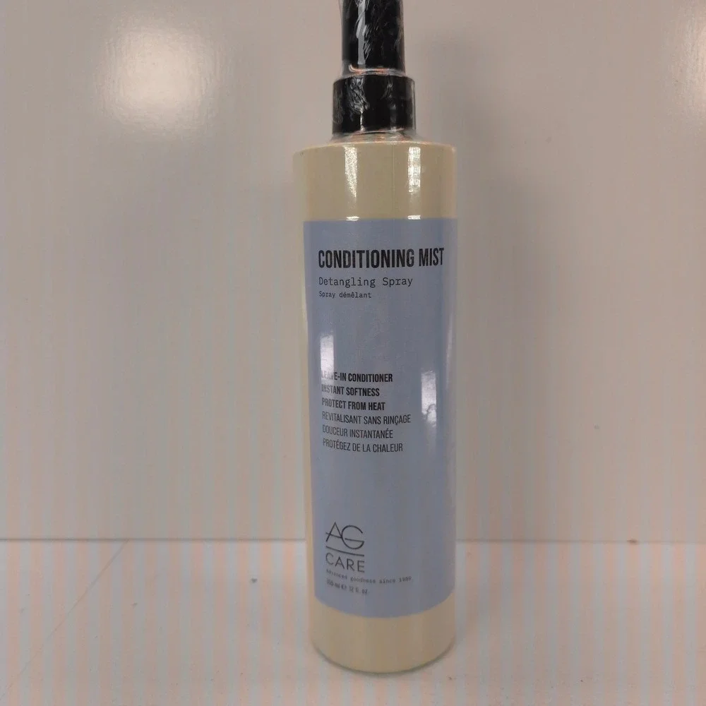 AG‎ Care Conditioning Mist Detangling Spray 12oz Leave-In Heat Protectant Vegan